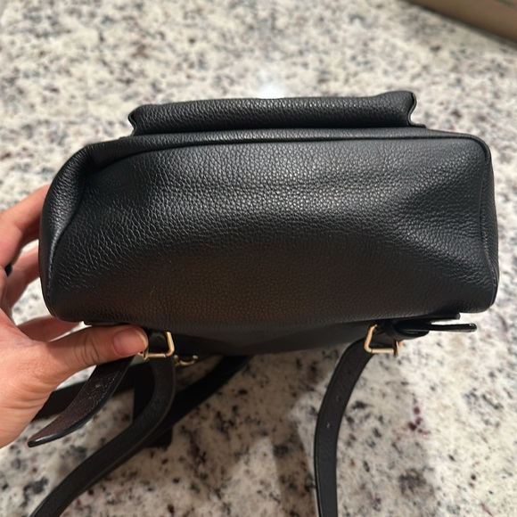 Black Leather Backpack by - Picture 9 of 9